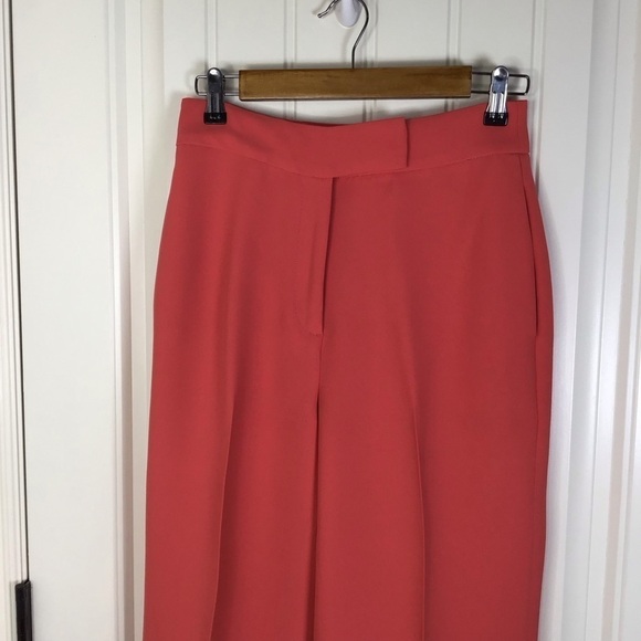 Ted Baker Sayakat Tailored Wide Leg Trouser in Coral Ted Baker Size 1. - Picture 3 of 10